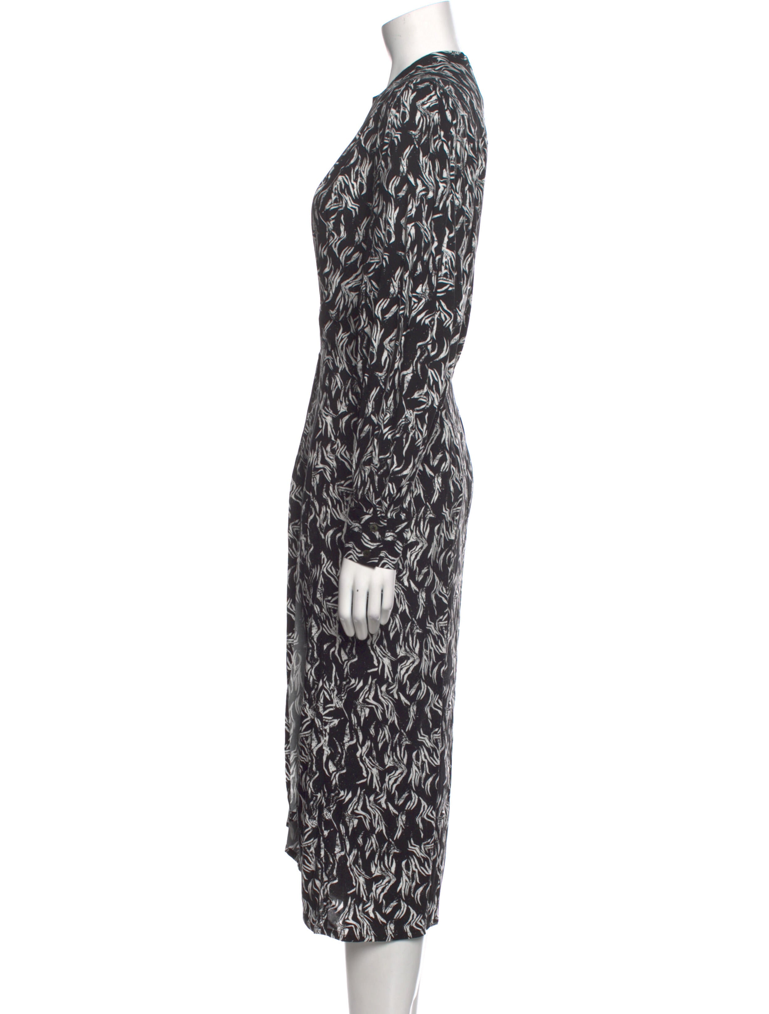 Iro Printed Midi Length Dress