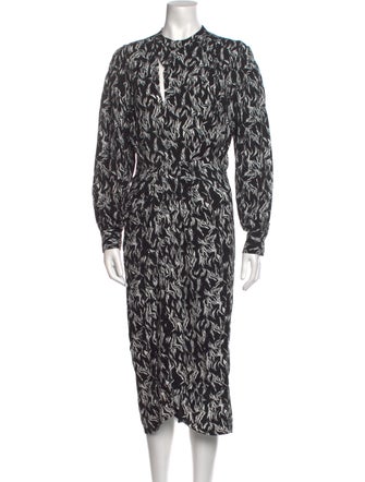 Iro Printed Midi Length Dress