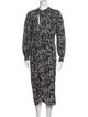 Iro Printed Midi Length Dress
