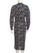 Iro Printed Midi Length Dress