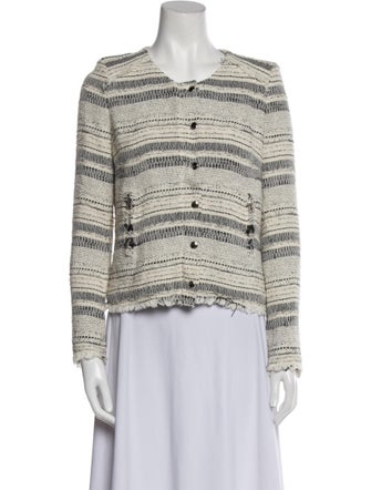 Iro Striped Evening Jacket