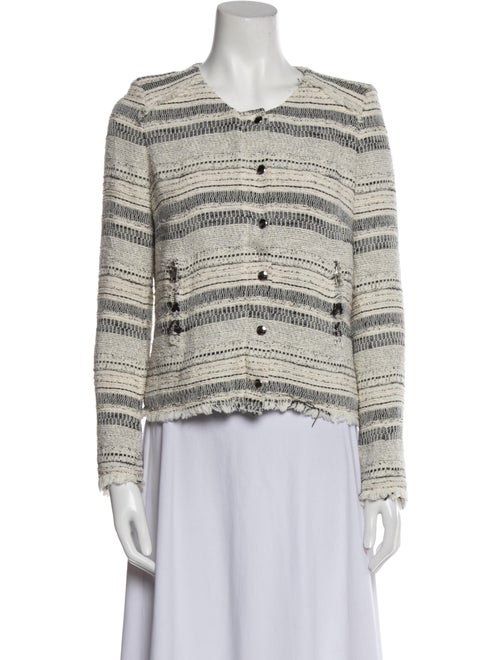 Iro Striped Evening Jacket