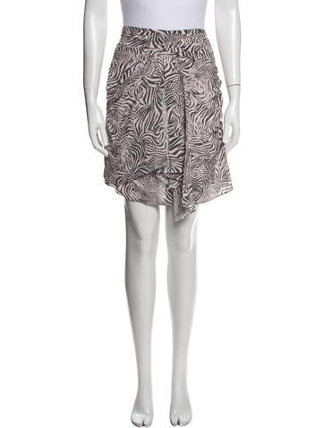 Iro Skirts Animal Print Knee-Length Skirt Us8, Fr40 | M
