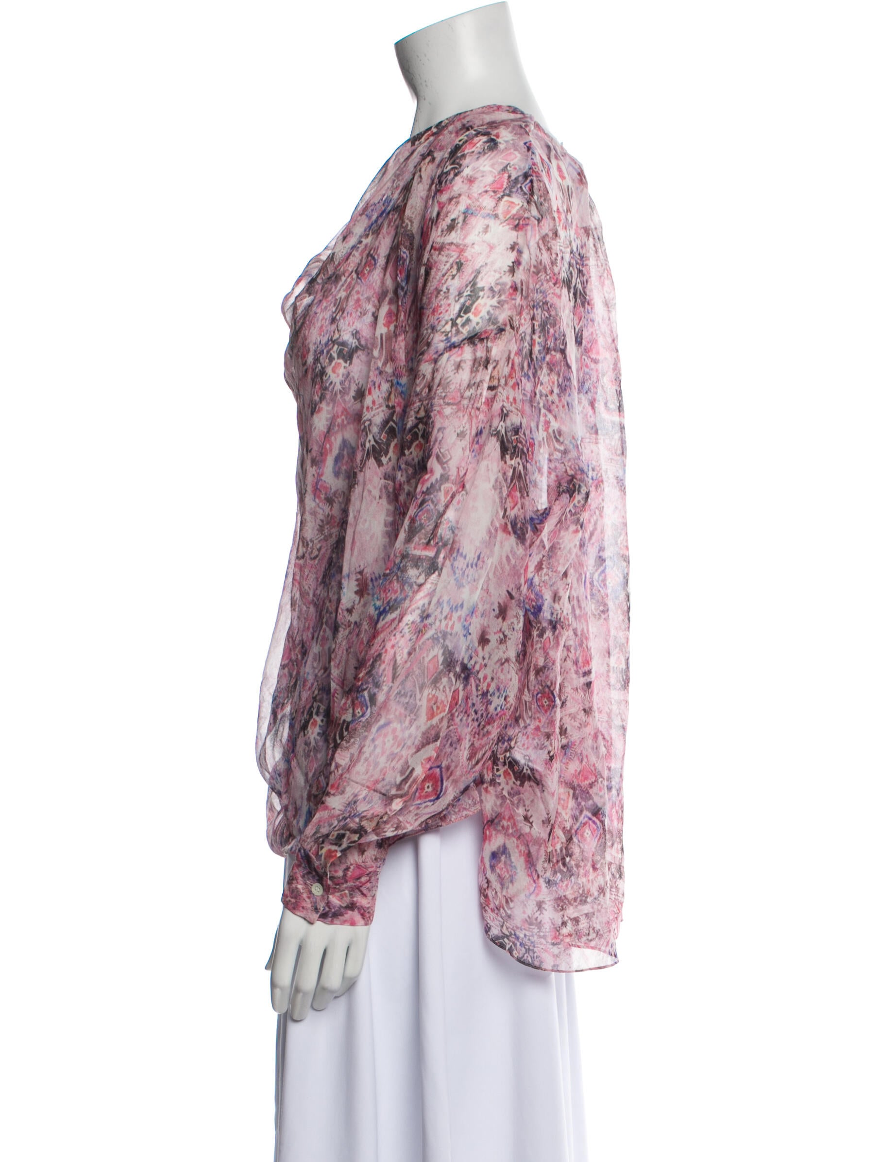 Iro Silk Floral Print Blouse