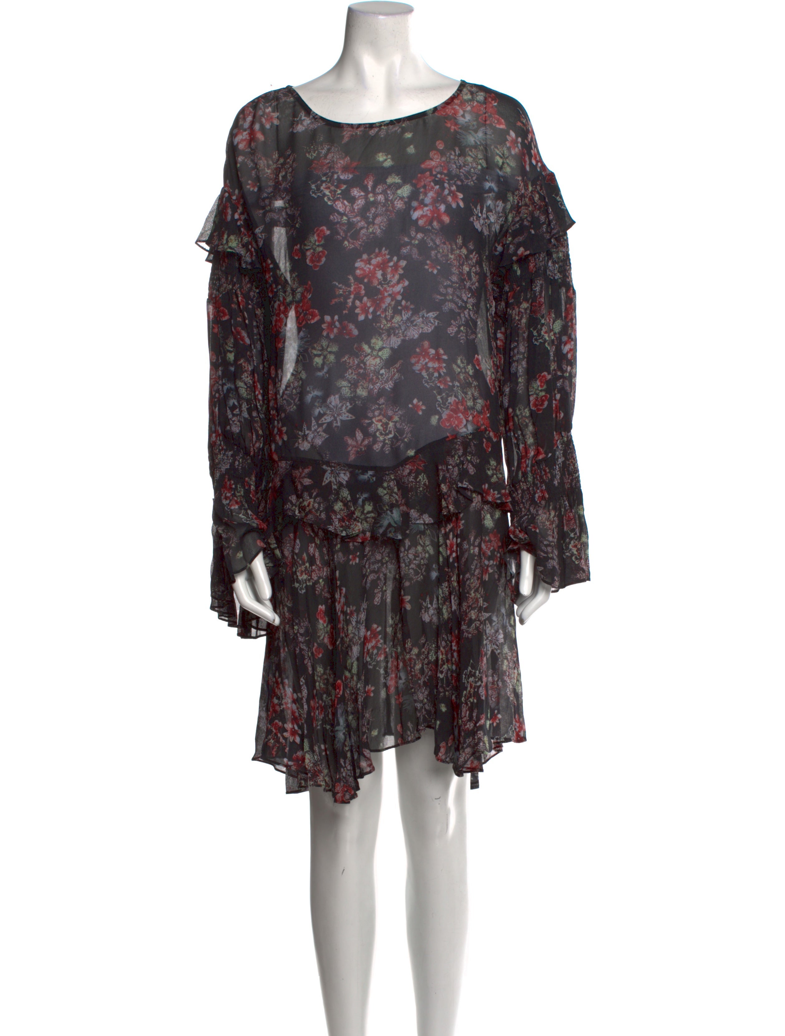 Iro Floral Print Mini Dress