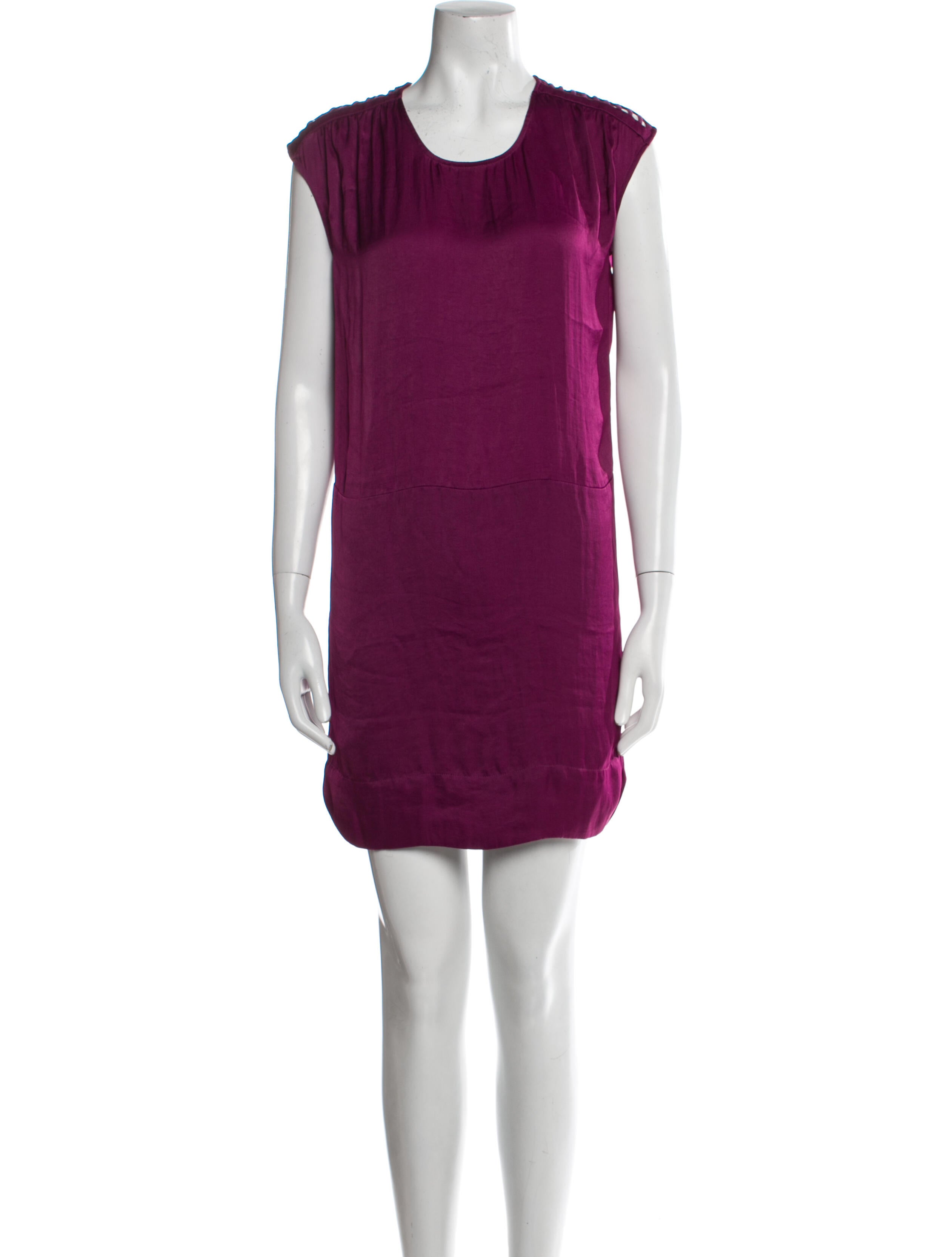 Iro Scoop Neck Mini Dress