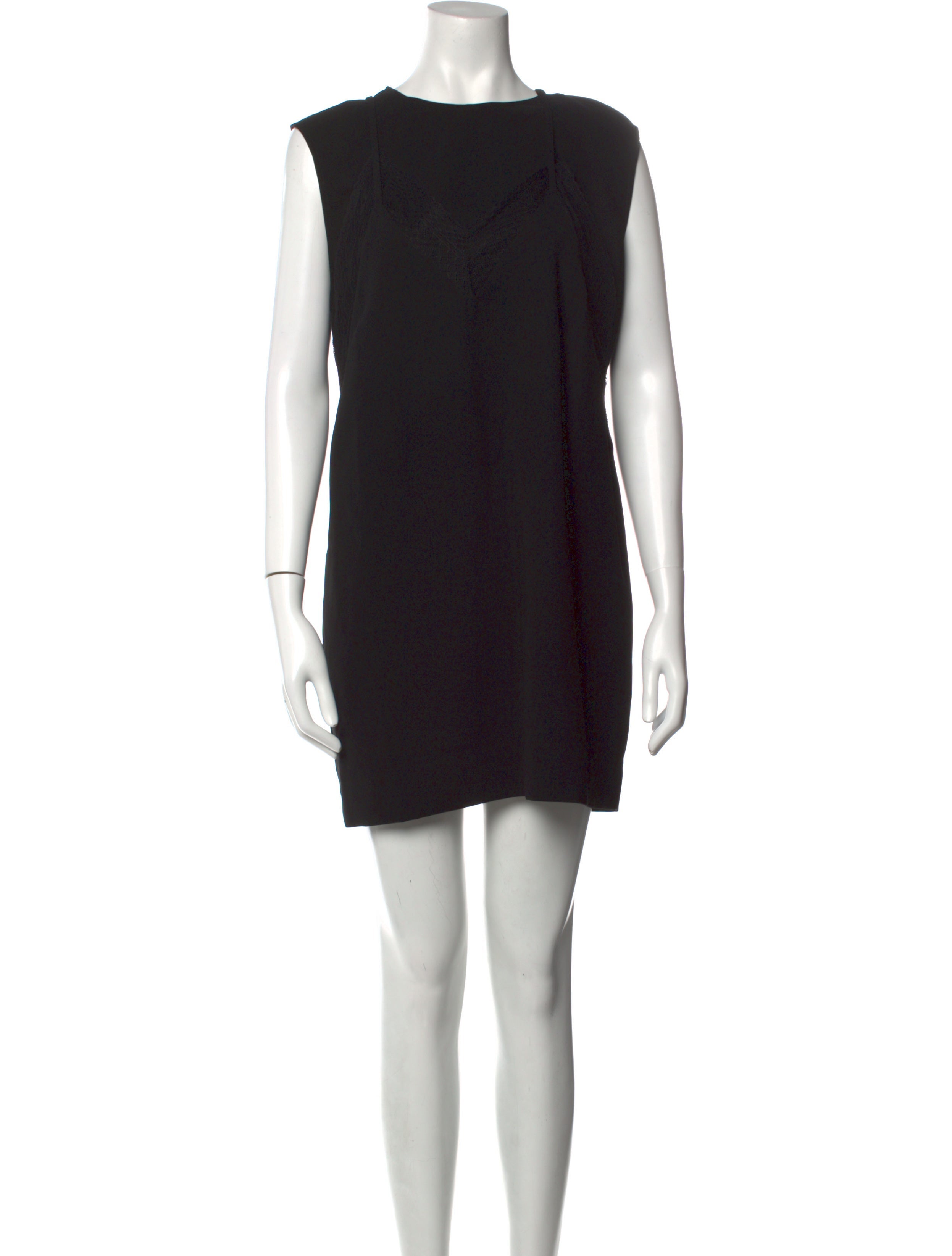 Iro Bateau Neckline Mini Dress