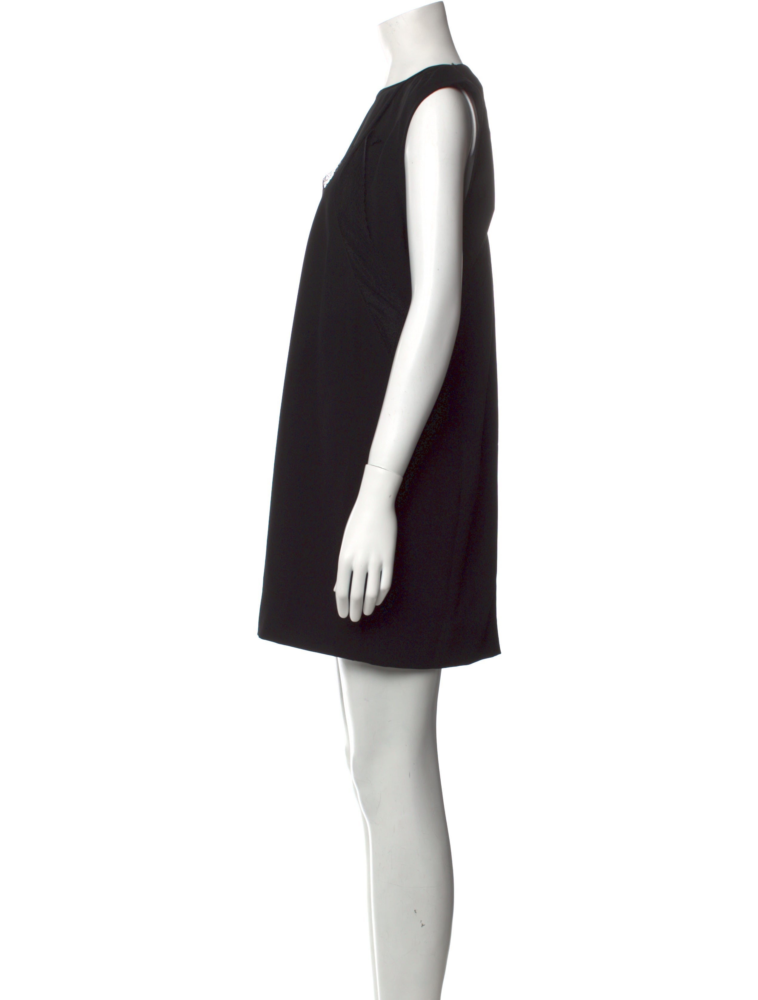 Iro Bateau Neckline Mini Dress