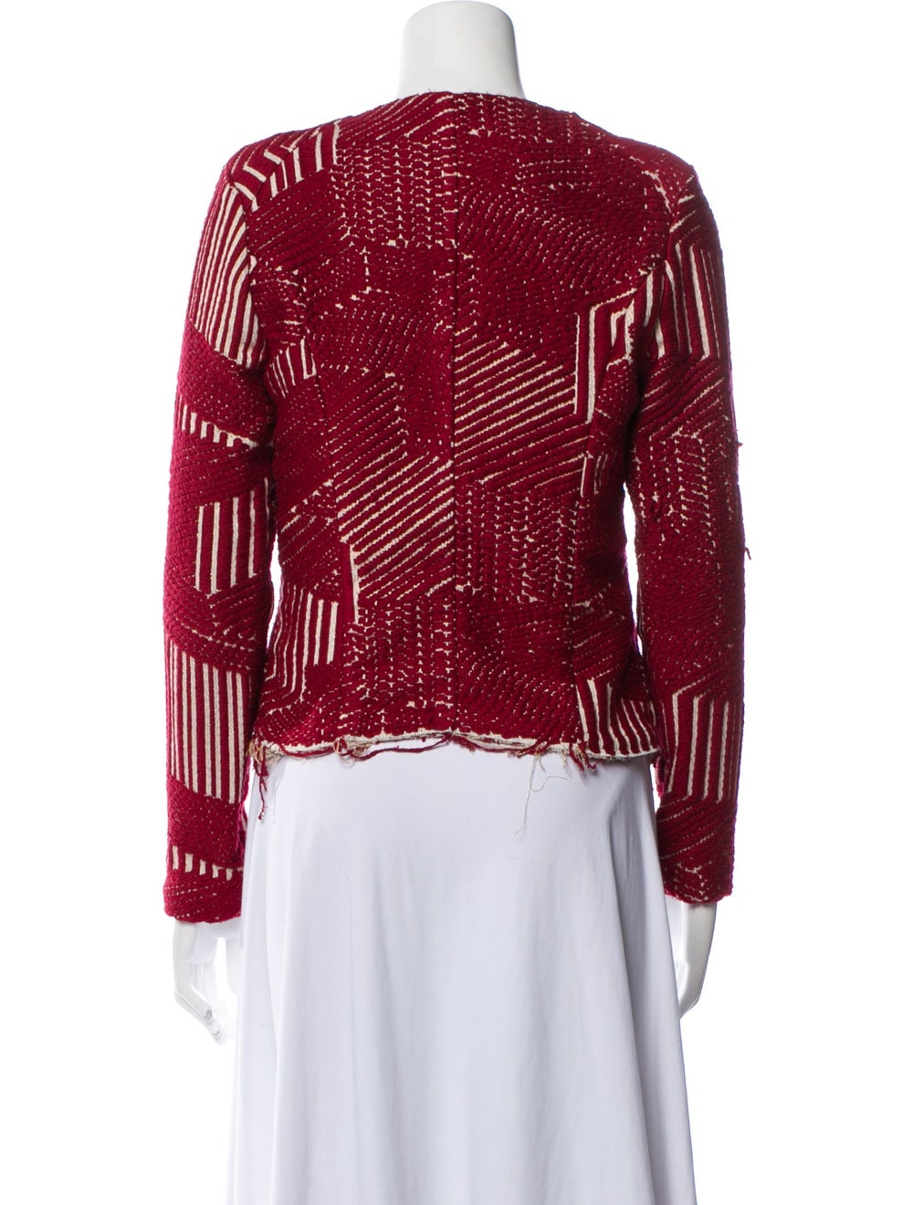 Iro Tweed Pattern Evening Jacket Gem