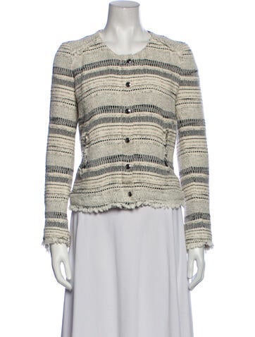 Iro Jackets Striped Evening Jacket XS