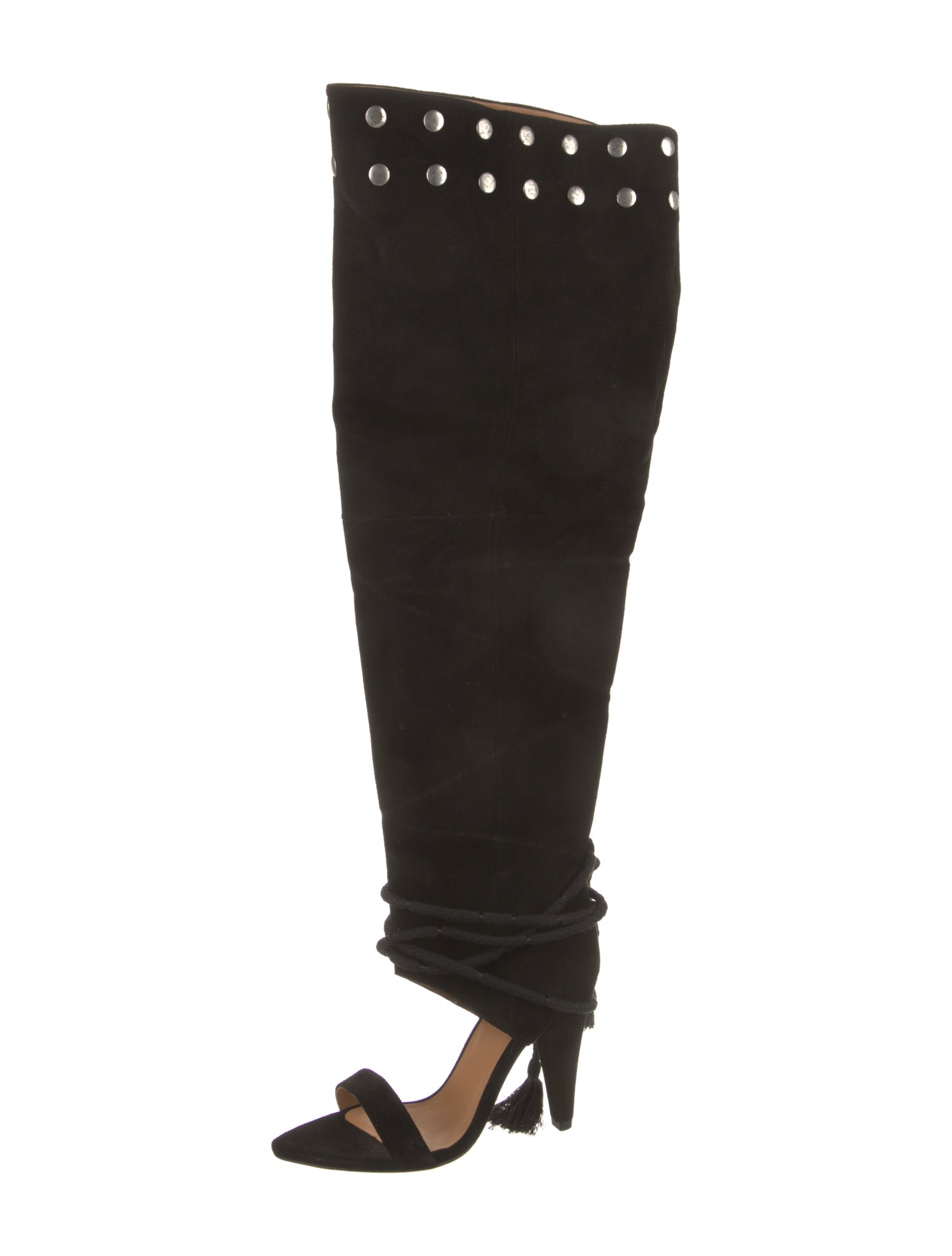 Iro Suede Studded Accents Gladiator Sandals