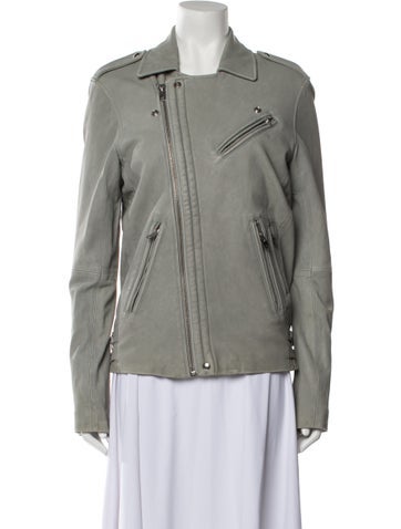 Iro Jackets Lamb Leather Biker Jacket XS