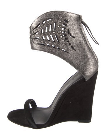 Iro Sandals Suede Lasercut Accents Gladiator IT 36 | 6