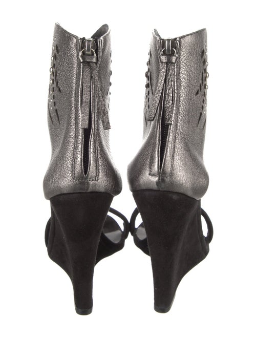 Iro Suede Lasercut Accents Gladiator Sandals