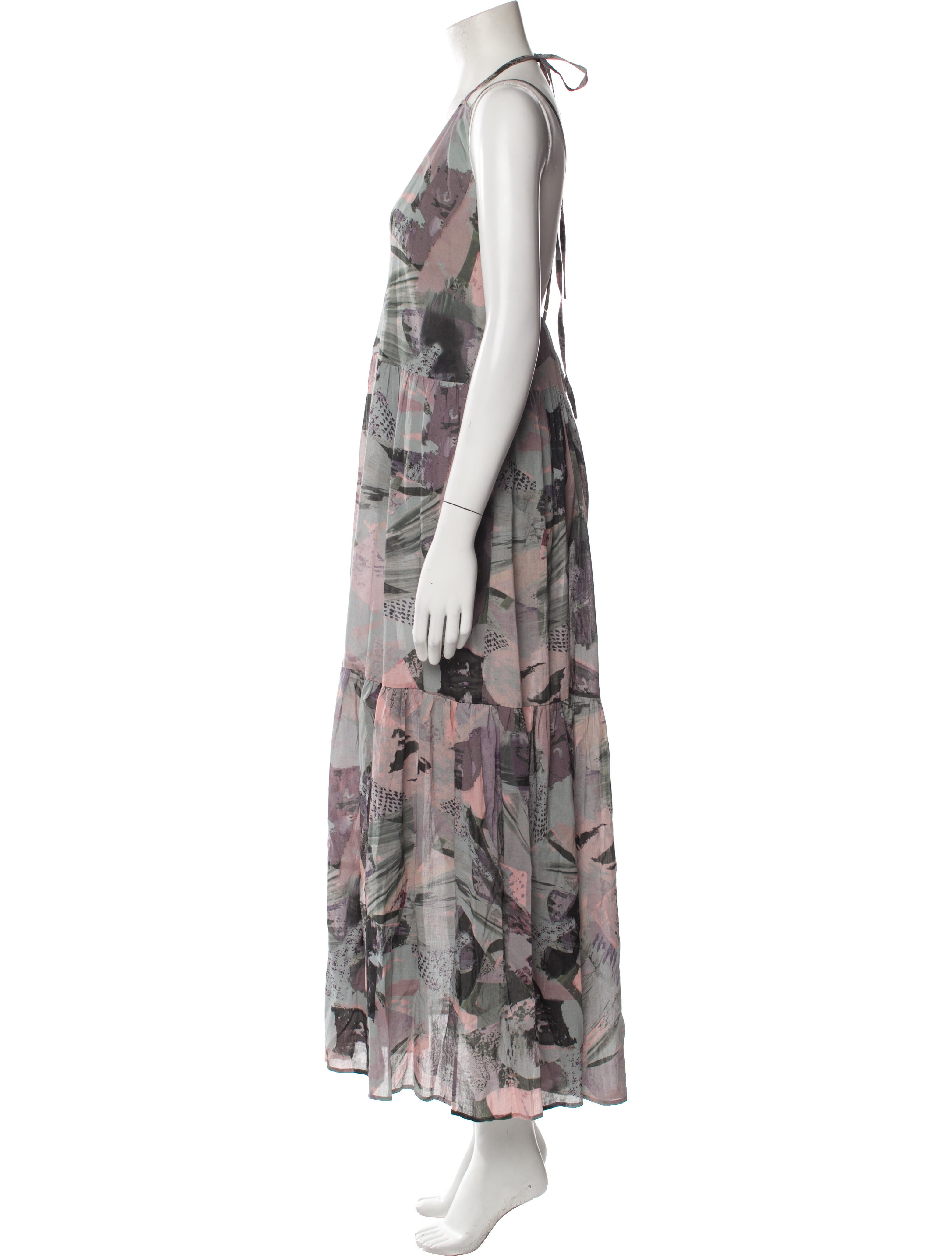 Iro Floral Print Long Dress w/ Tags