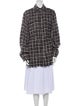 Iro Houndstooth Print Coat