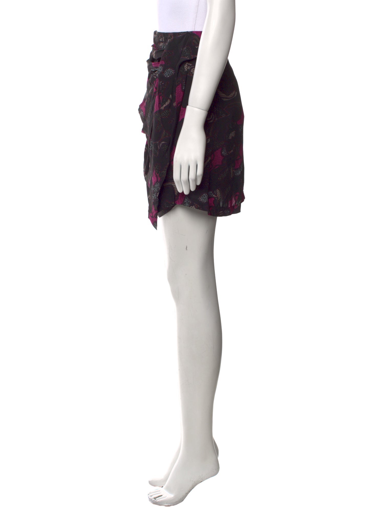 Iro Printed Mini Skirt