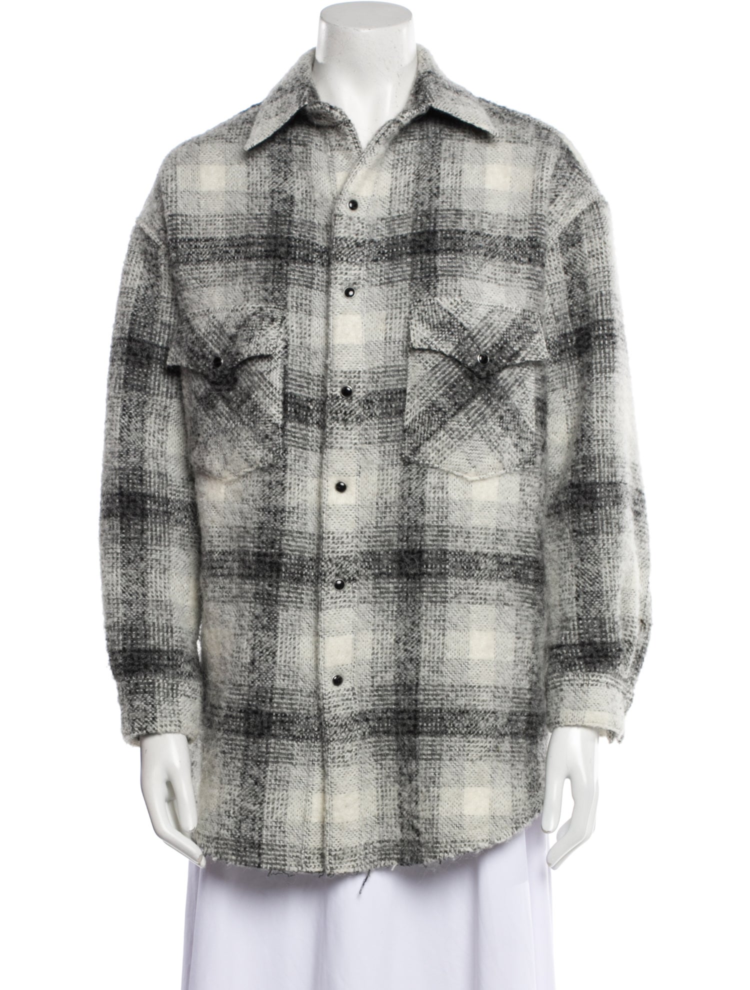 Iro Plaid Print Coat