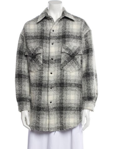 Iro Coats Plaid Print Coat Us0, Fr32 | XS