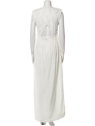 Iro Crew Neck Long Dress