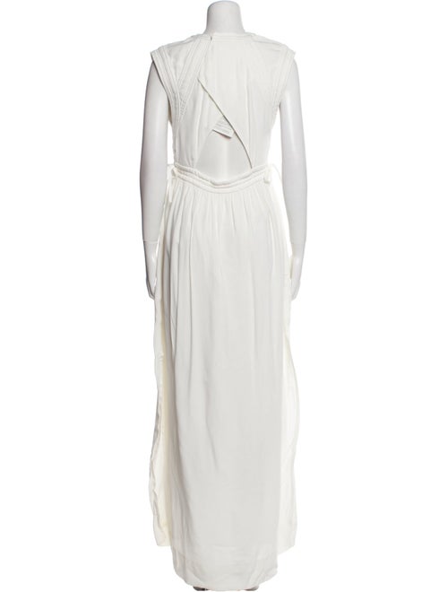 Iro Crew Neck Long Dress