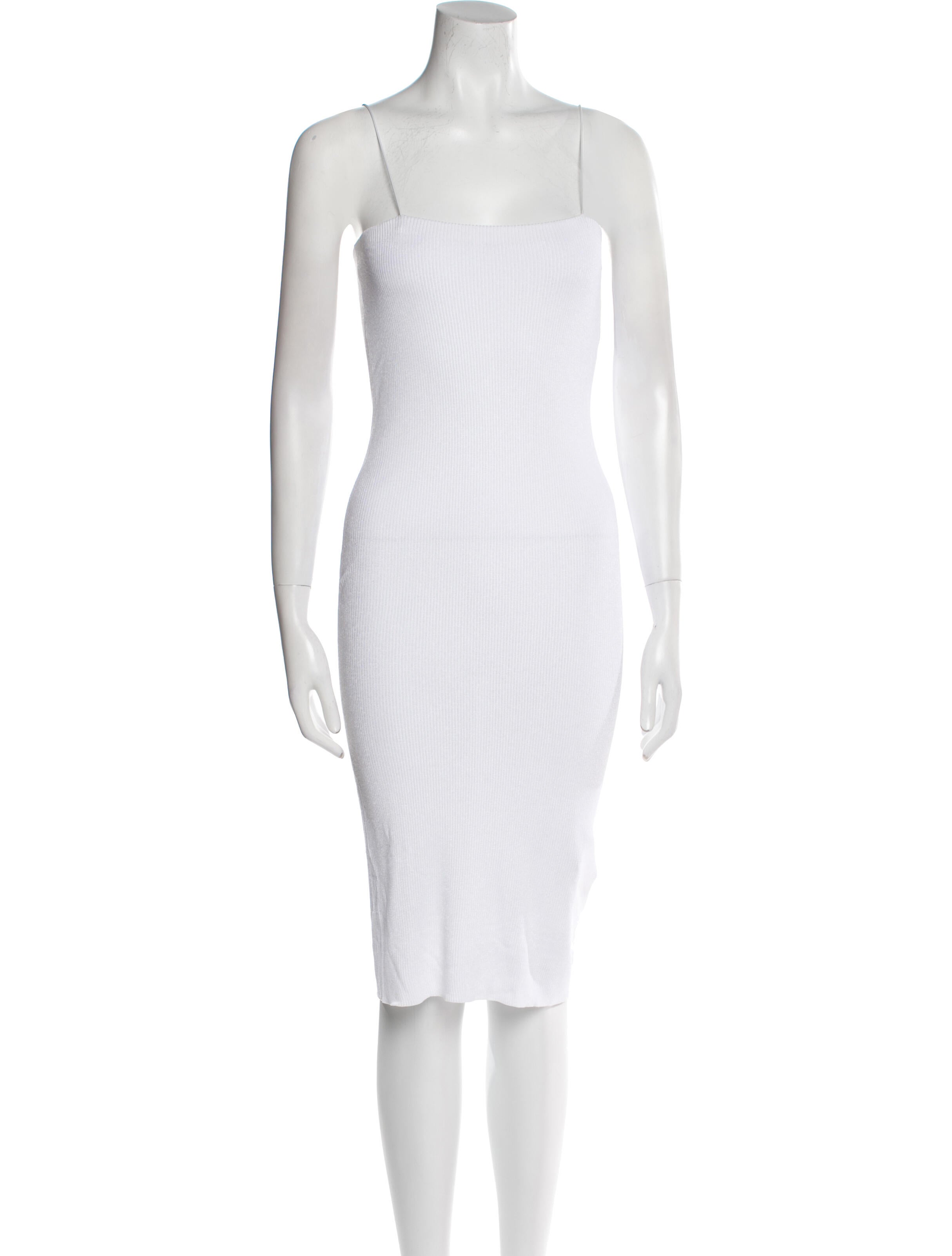 Iro Square Neckline Knee-Length Dress