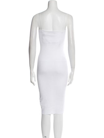Iro Square Neckline Knee-Length Dress