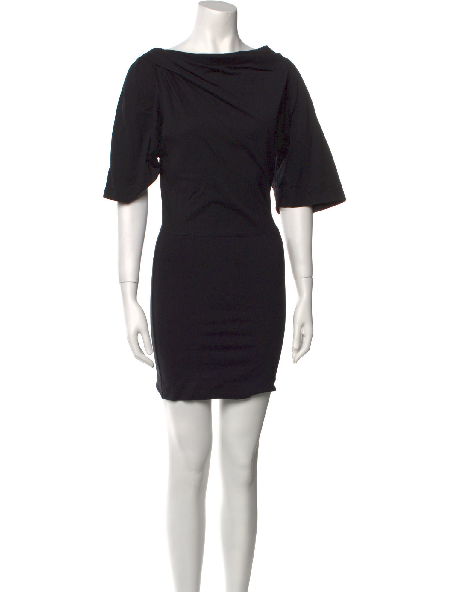 Iro Bateau Neckline Mini Dress