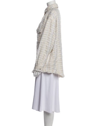 Iro Tweed Pattern Jacket