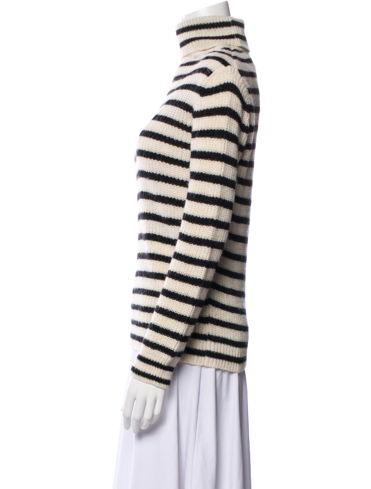 Iro Striped Turtleneck Sweater