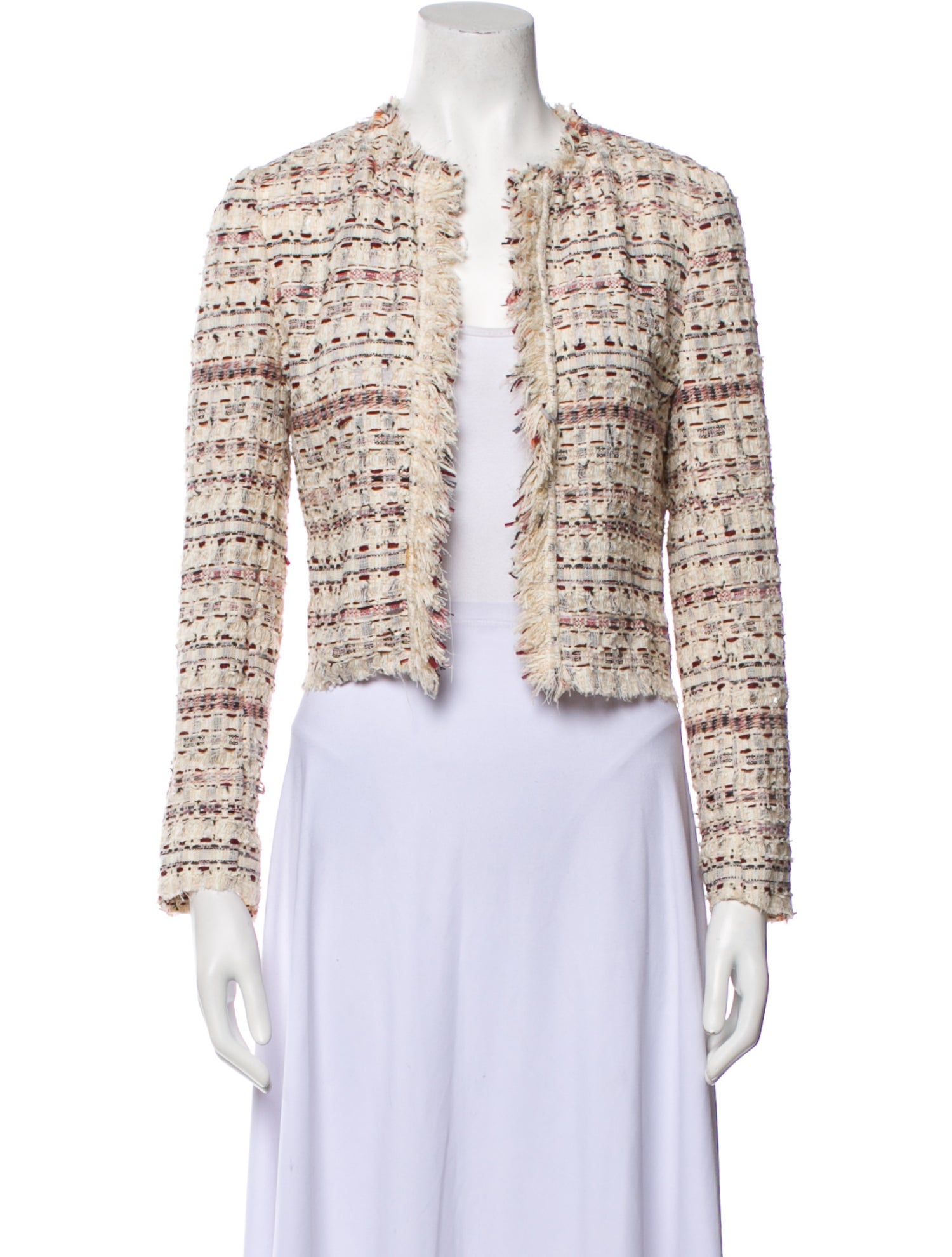 Iro Tweed Pattern Jacket