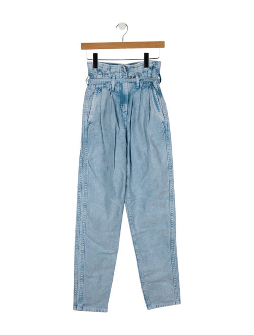 Iro High-Rise Straight Leg Jeans