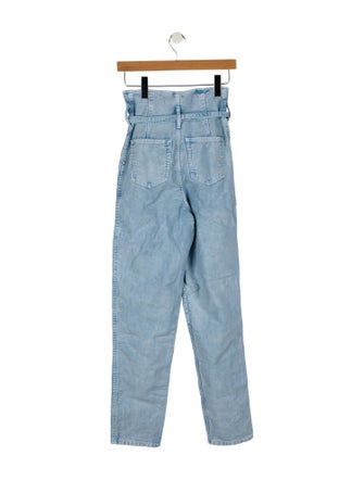 Iro High-Rise Straight Leg Jeans