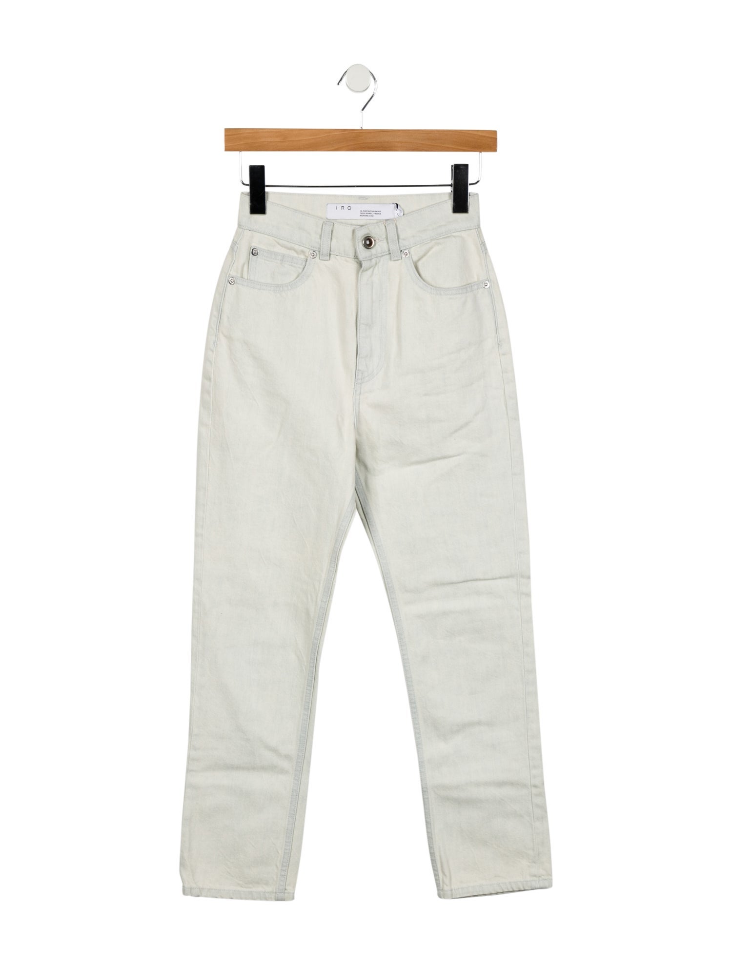 Iro High-Rise Straight Leg Jeans