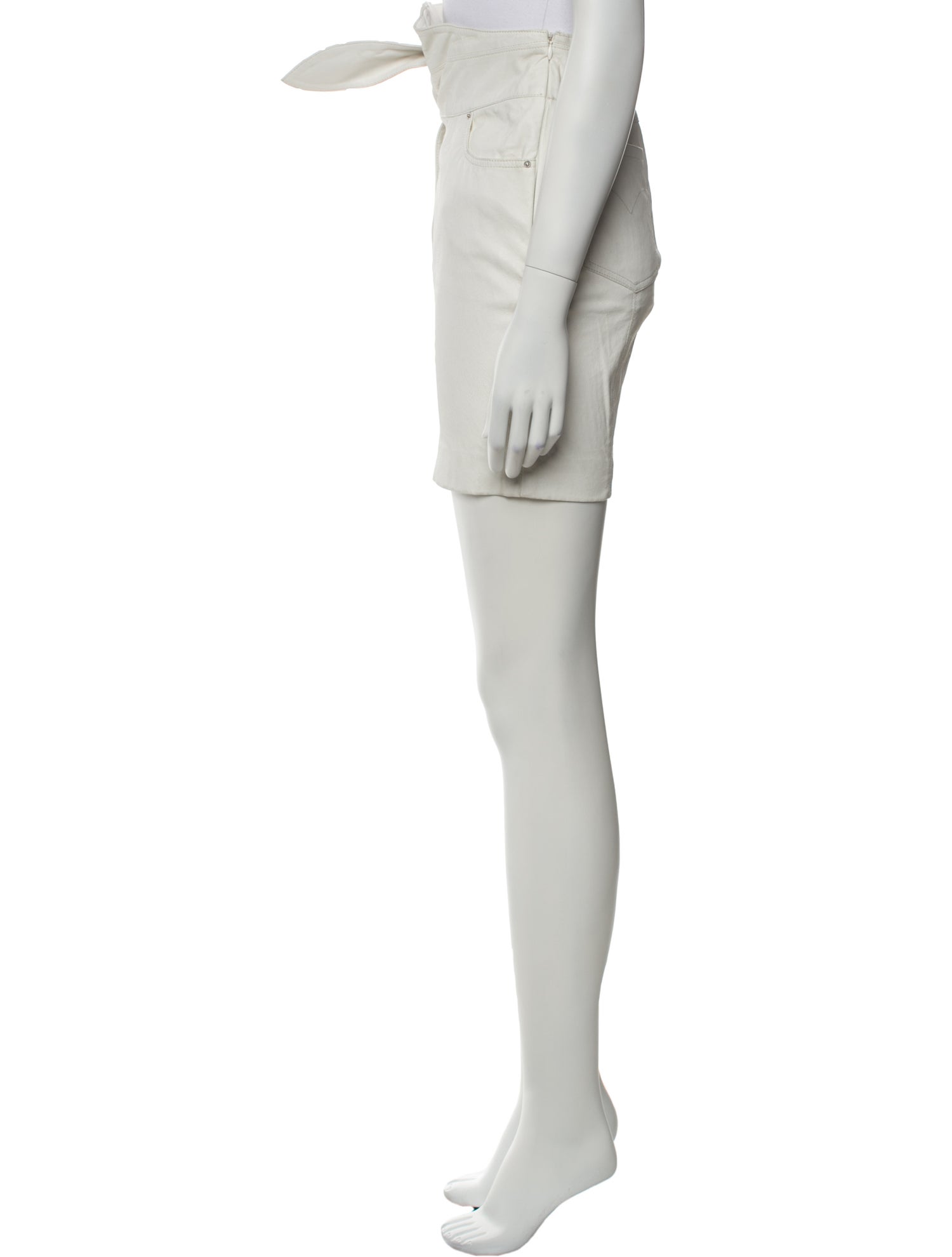 Iro Lamb Leather Mini Skirt