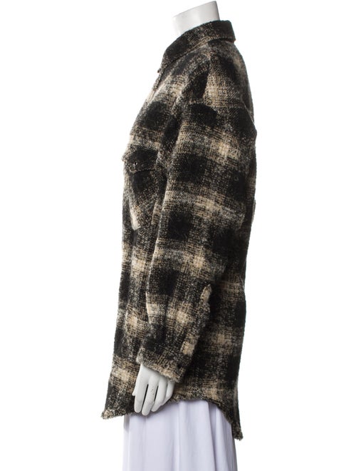 Iro Plaid Print Coat