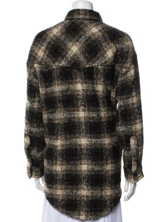 Iro Plaid Print Coat