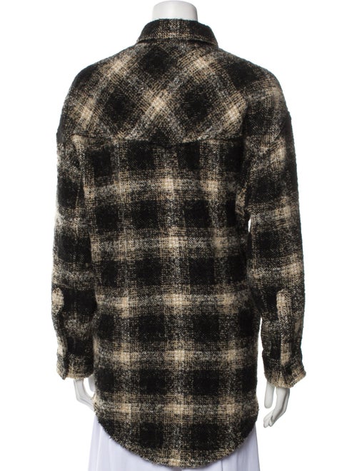 Iro Plaid Print Coat