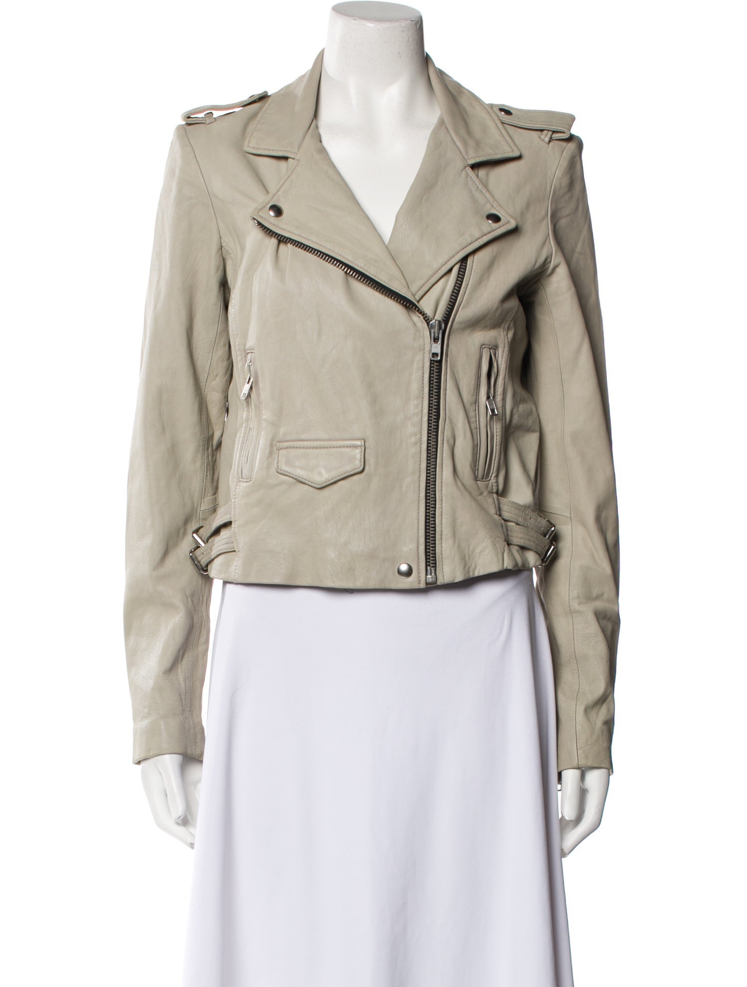 Iro Lamb Leather Biker Jacket