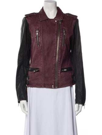 Iro Lamb Leather Biker Jacket
