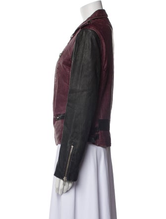 Iro Lamb Leather Biker Jacket