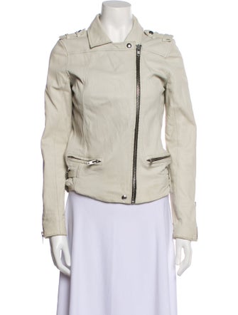 Iro Lamb Leather Biker Jacket