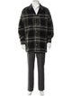 Iro Plaid Print Overcoat