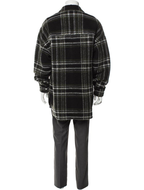 Iro Plaid Print Overcoat