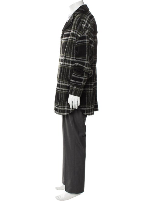 Iro Plaid Print Overcoat