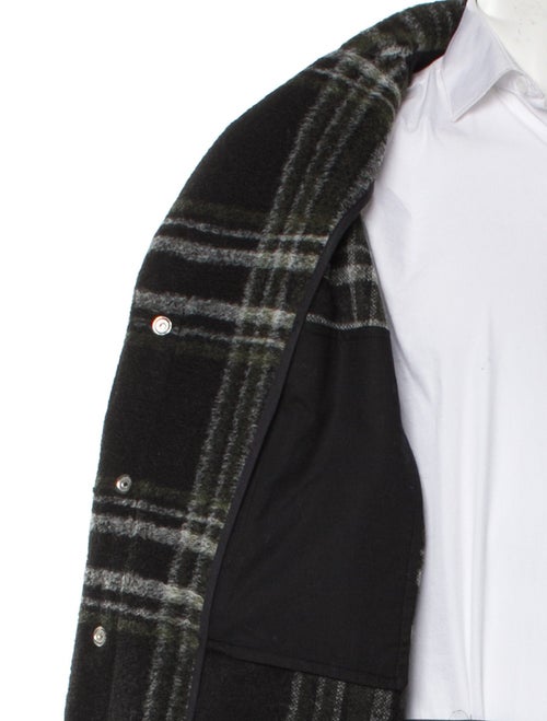 Iro Plaid Print Overcoat