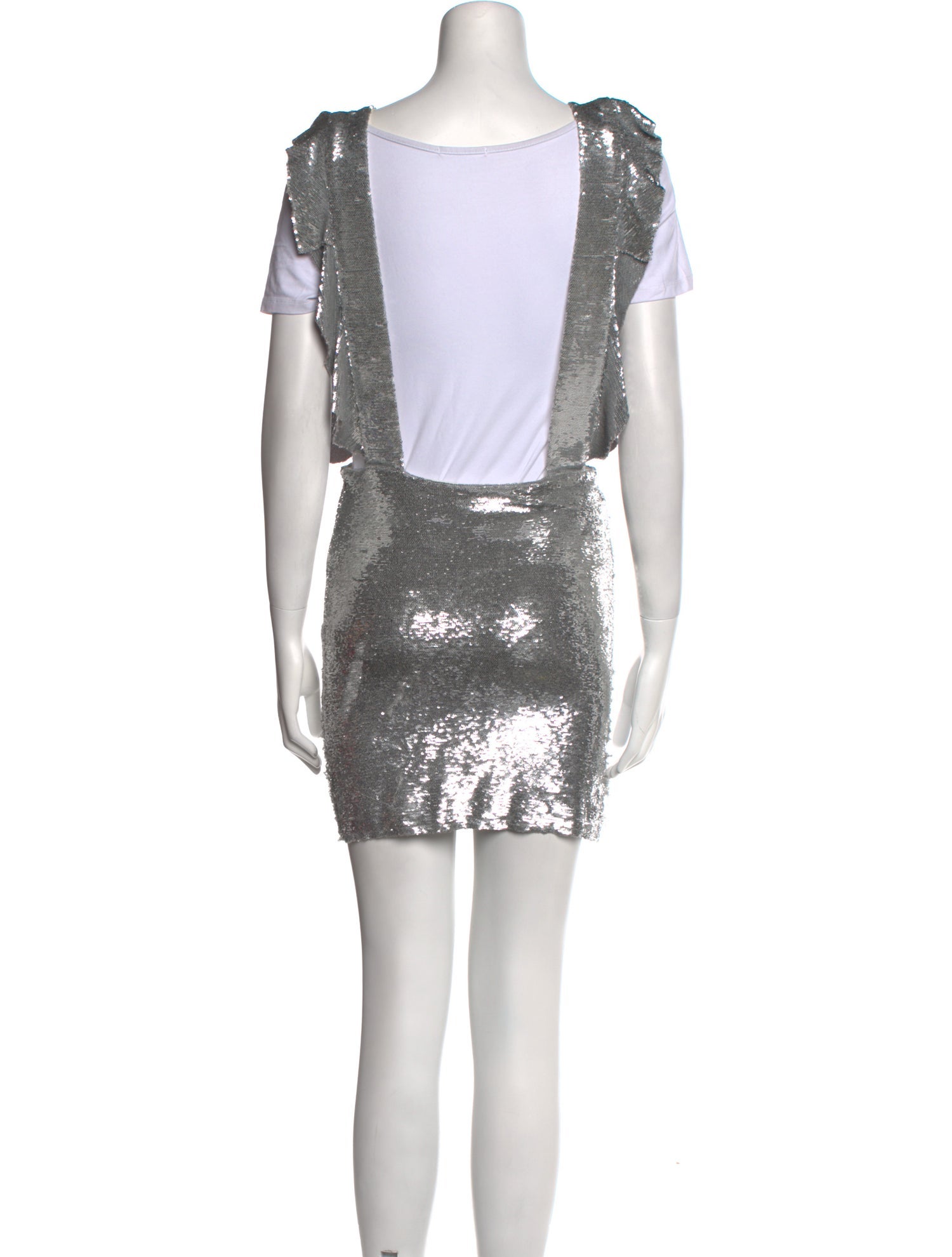 Iro Sequin Mini Dress - Silver Dresses, Clothing - WIR171035 | The RealReal