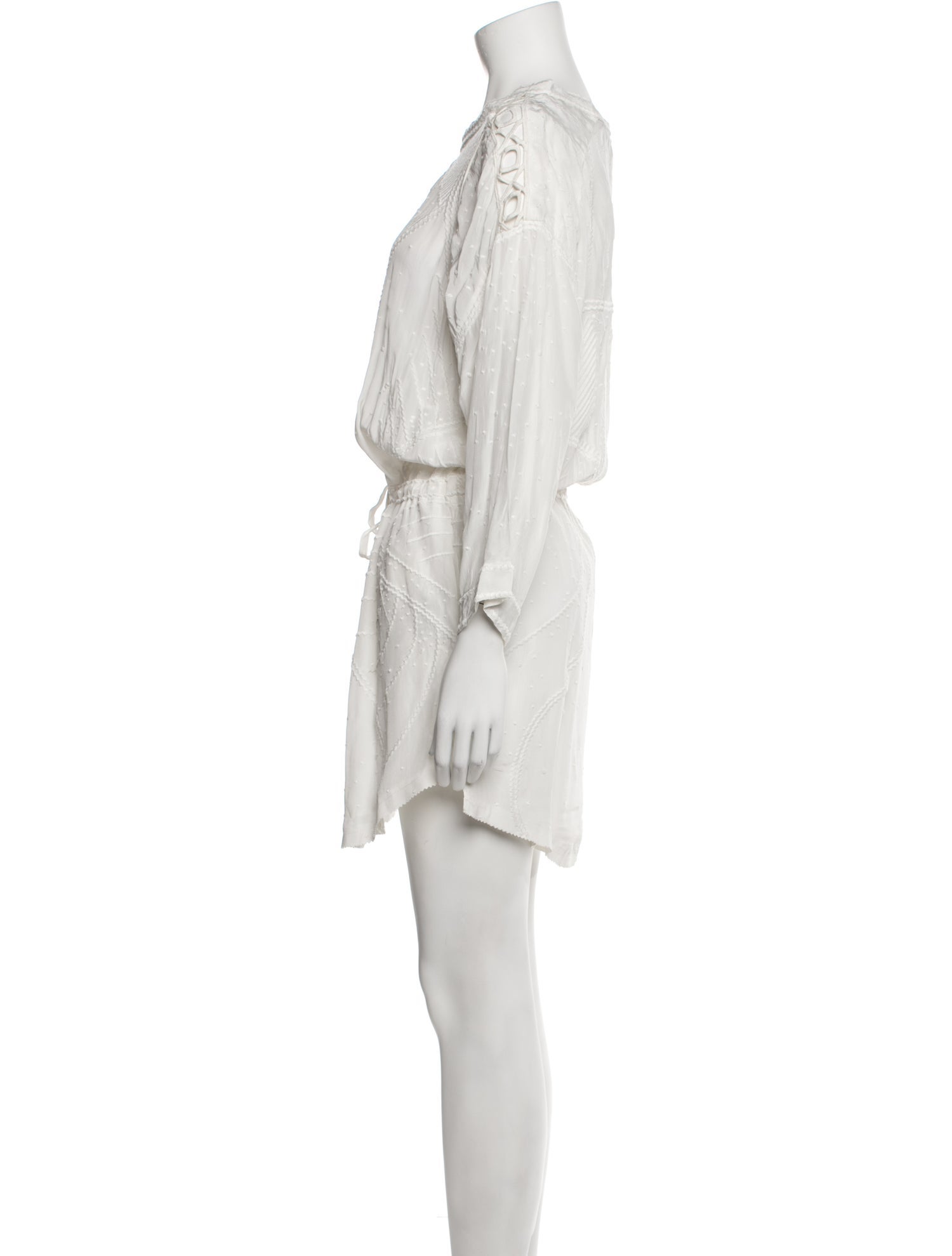 Iro Scoop Neck Mini Dress