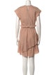Iro V-Neck Knee-Length Dress