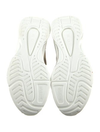 Iro Leather Mesh Accents Chunky Sneakers